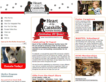 Tablet Screenshot of heartofthecatskills.org